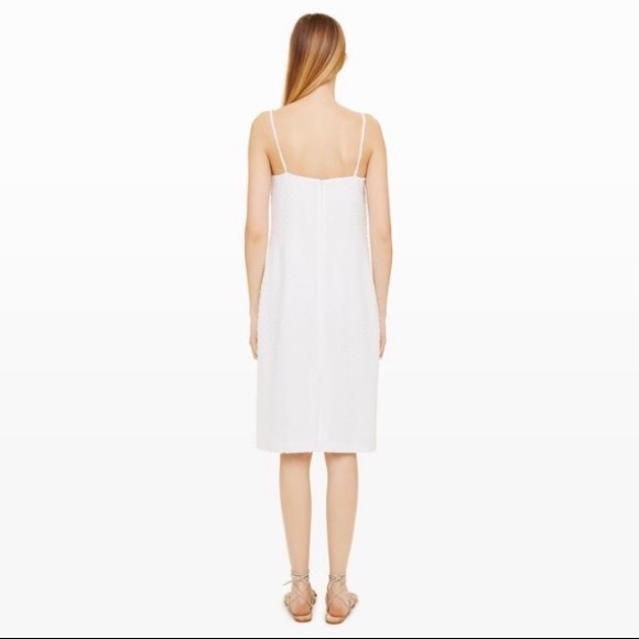 Club Monaco Landree Clip-Dot White Dress - Picture 10 of 11